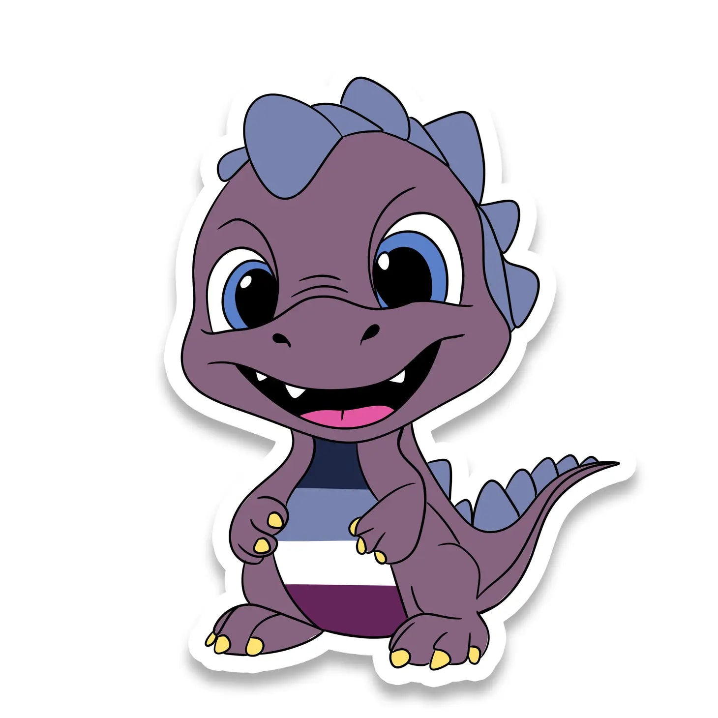 Dinosaur Ace Pride Sticker
