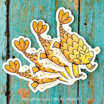 Cute Ankylosaurus Dinosaur Sticker