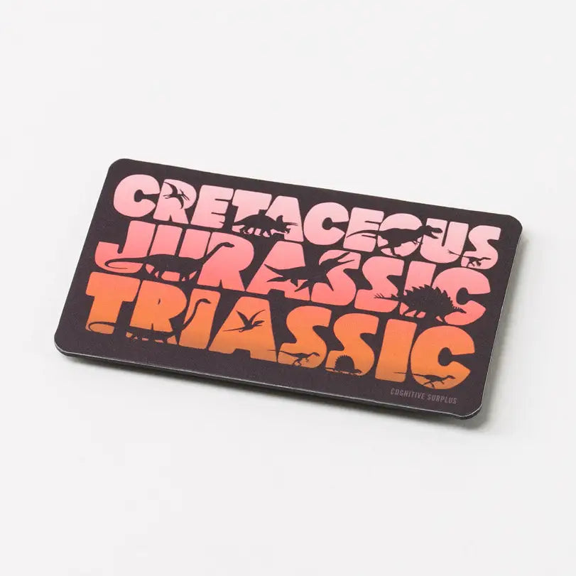 Eras of Dinosaurs Magnet