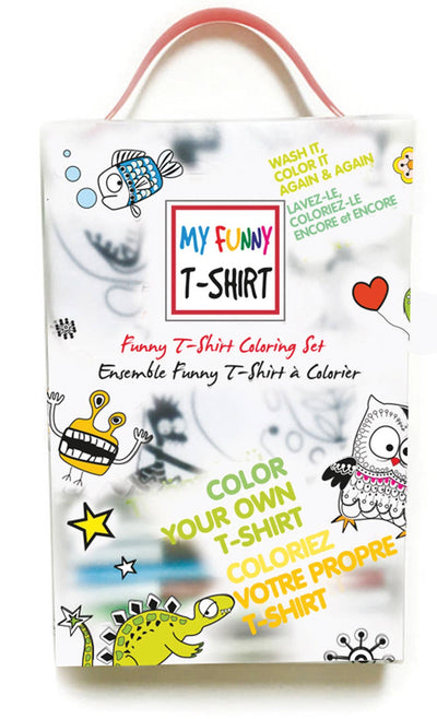 My Funny T-shirt Coloring Set, 6 Markers, Age 4-7