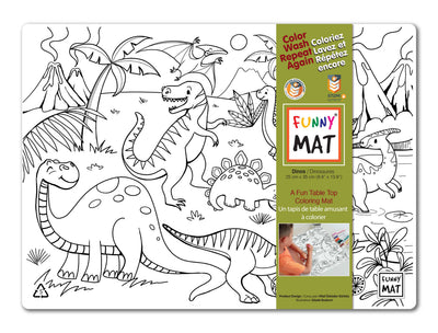 Compact Colouring Mats, Dinos & Sloths