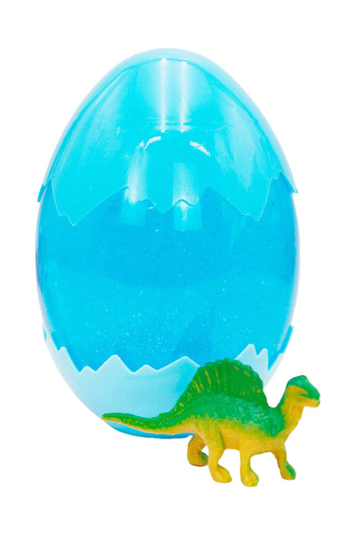 Jumbo Dino Figurine Egg Glitter Slime