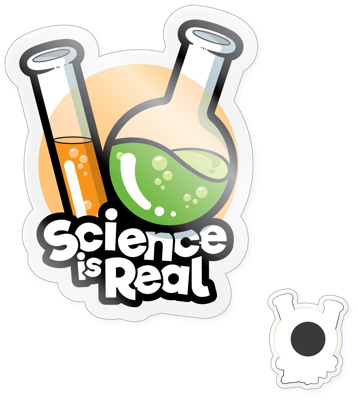 Magnet - Science Is Real Beakers