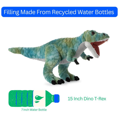 Dino T-Rex Green Small 15" (37cm)