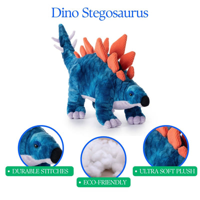 Blue Stegosaur Plush