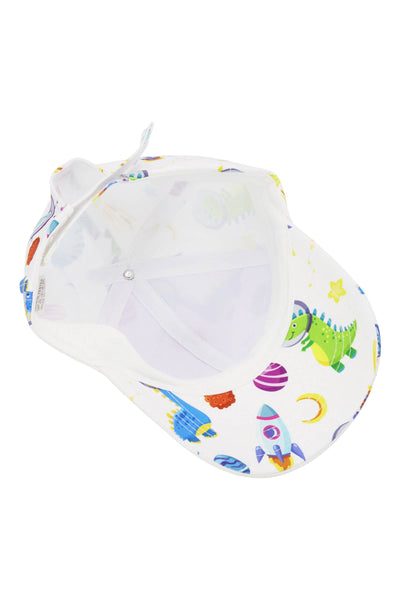 Kids Outer Space Galaxy Dinosaur Baseball Cap