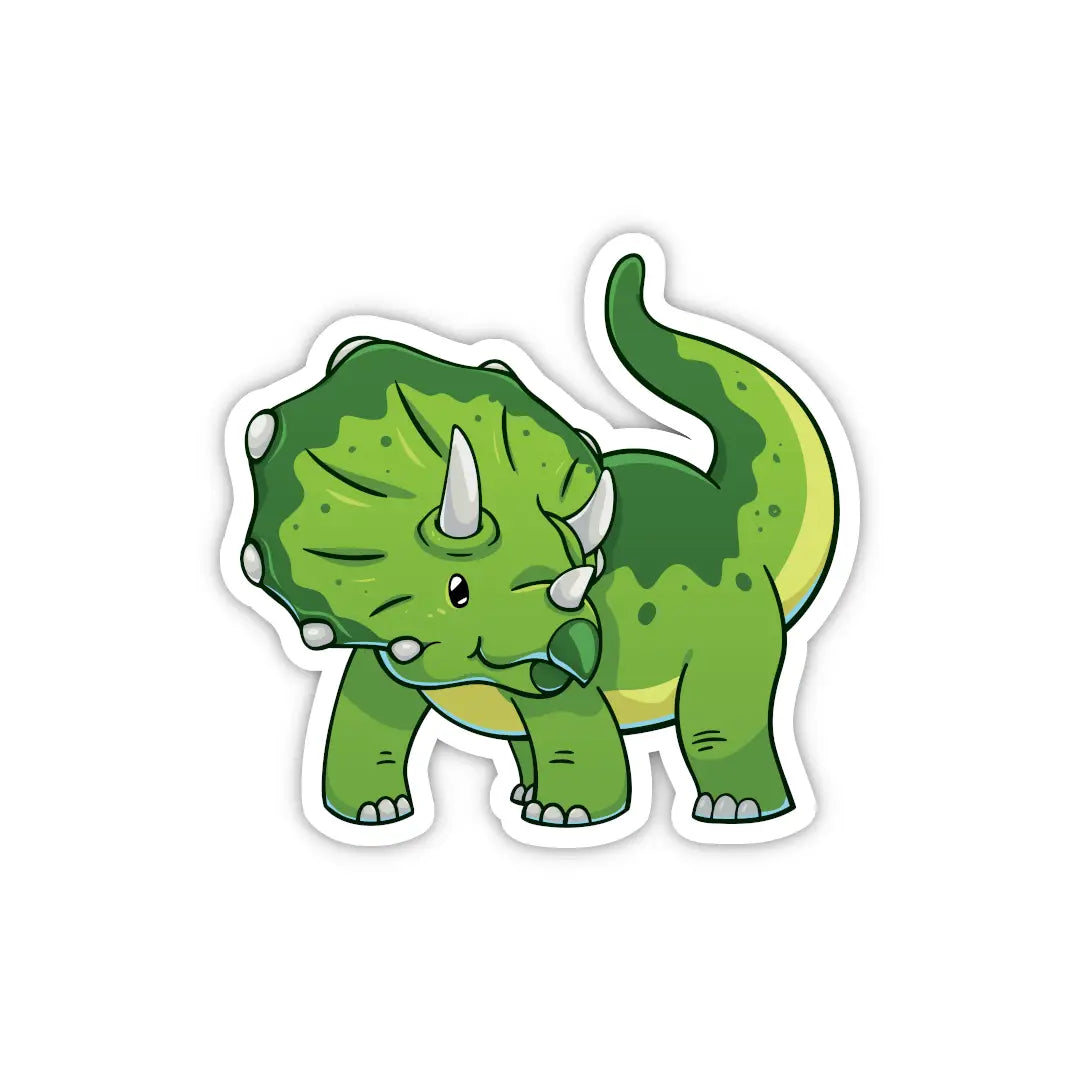 Triceratops Vinyl Sticker