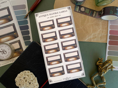 Antique Handle Label Sheet