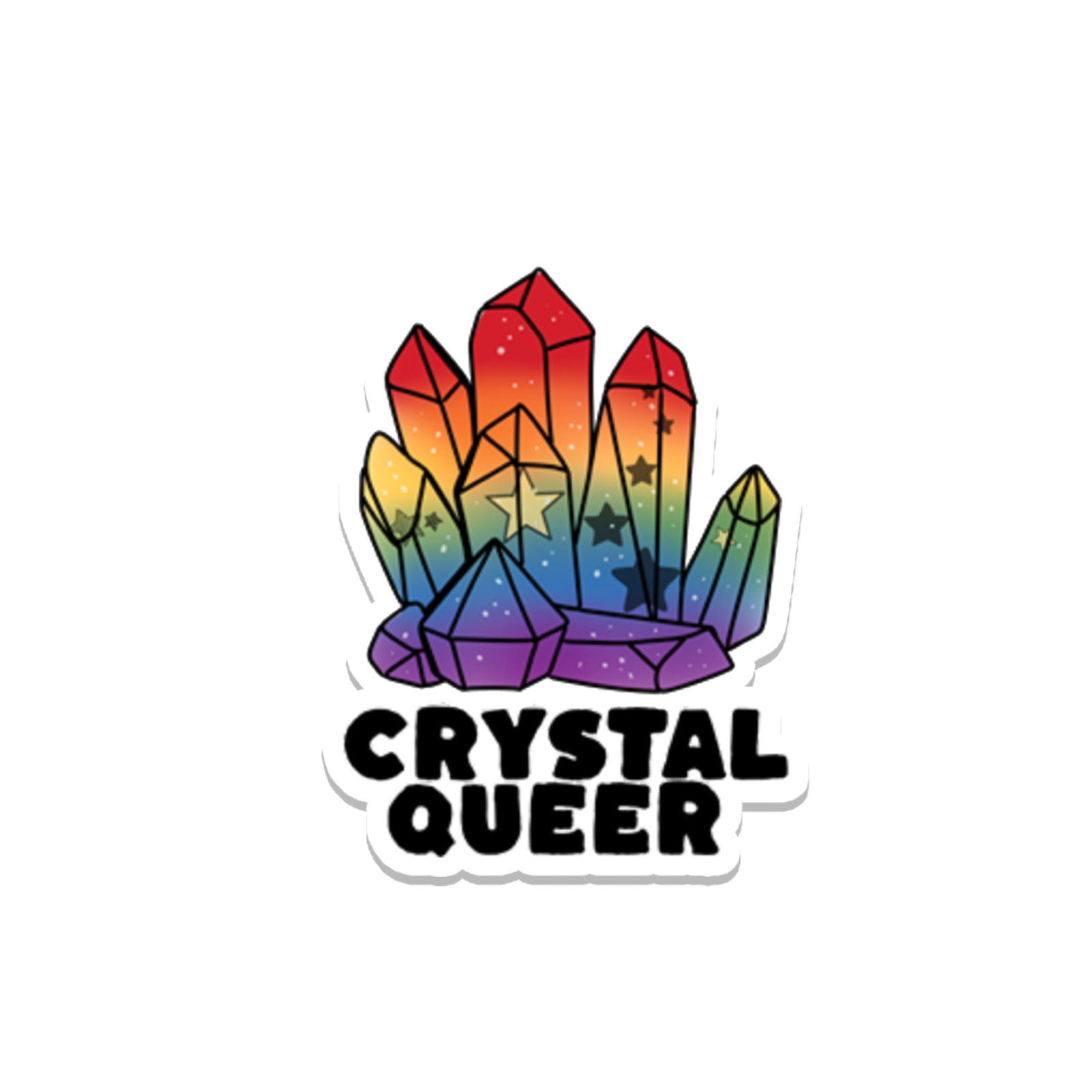 Crystal Queer sticker
