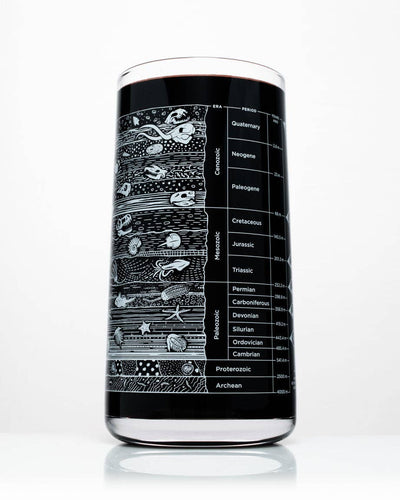 Stratigraphy Core Sample Drinking Glass (18 oz)