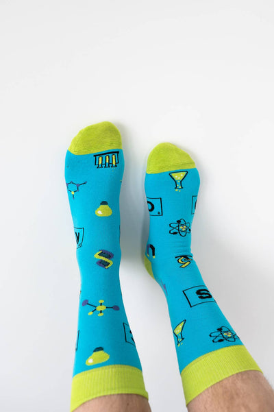 Science Elements Mid-Calf Socks Size 7-12
