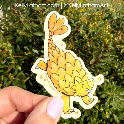 Cute Ankylosaurus Dinosaur Sticker