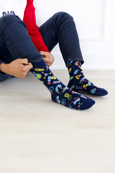 Mad Scientist Socks - M/L
