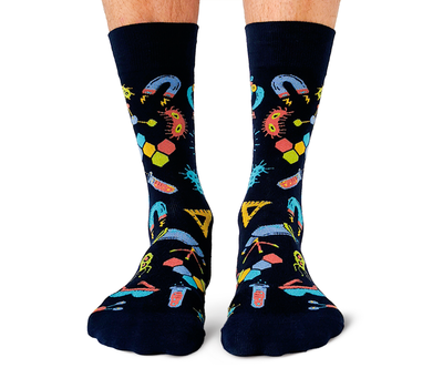 Mad Scientist Socks - M/L
