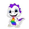 Dinosaur Rainbow Pride Sticker