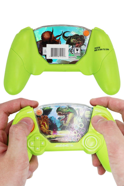 Dinosaur Console Joystick Ring Toss Water Game - 18 pcs