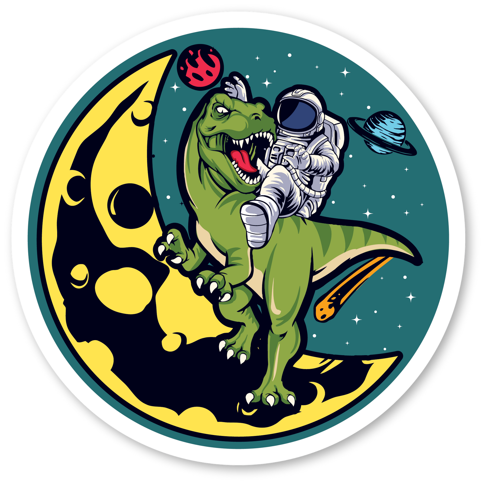 Vinyl Sticker - Astro Raptor