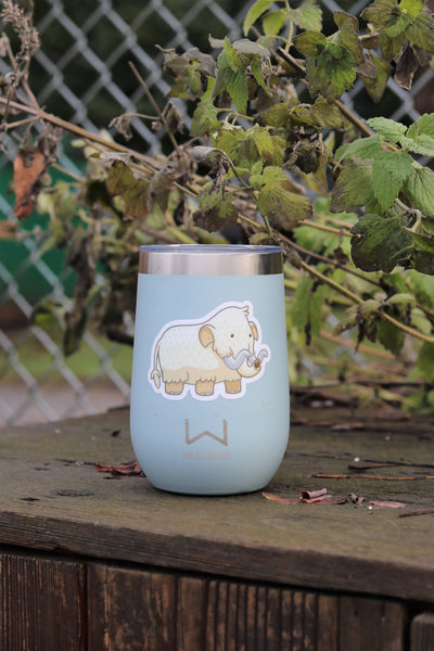 White Mammoth Sticker