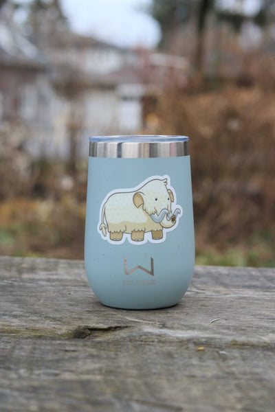 White Mammoth Sticker