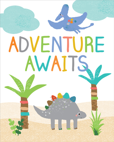 Dinosaurs Art Prints (Set of 3)