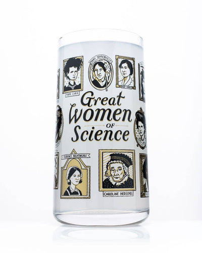 Great Women of Science Drinking Glass 18oz