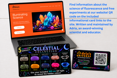 Celestial Fluorescent Gem & Mineral Discovery Kits
