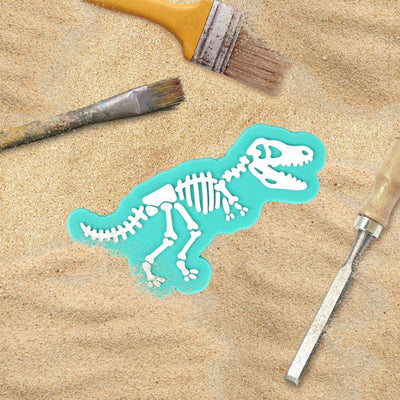 T-Rex Skeleton Magnet - Rubber | Die-Cut | All-Over Magnet