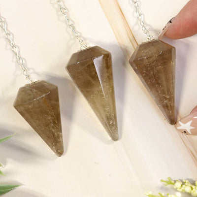 Smoky Quartz Pendulum