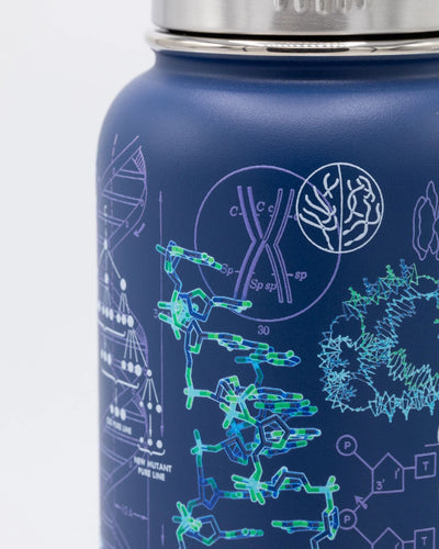 Genetics & Dna 32 oz Steel Bottle