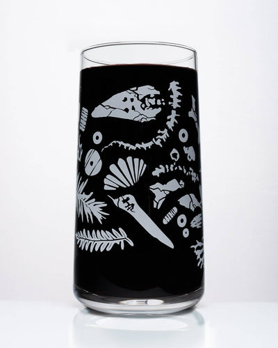 Fossils Drinking Glass