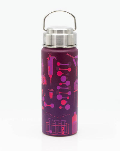 Retro Laboratory Science 18 oz Steel Bottle