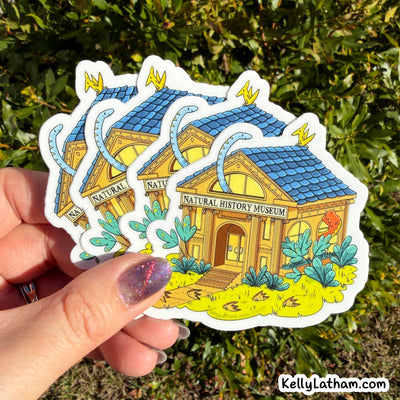 Natural History Museum Dinosaur Sticker