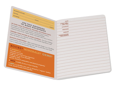 Geology Pocket Size Notebook
