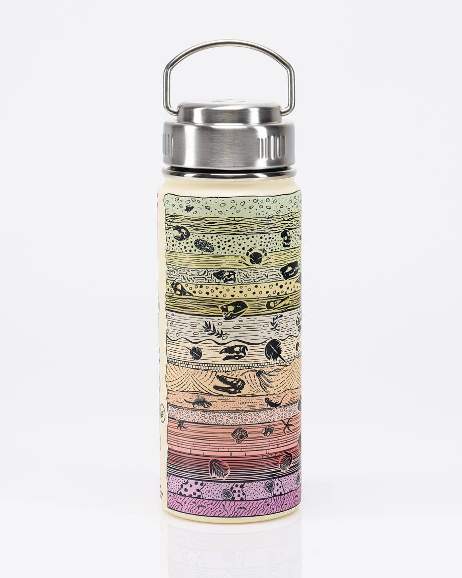 Core Sample Stainless Steel Bottle - Cream (18 oz)