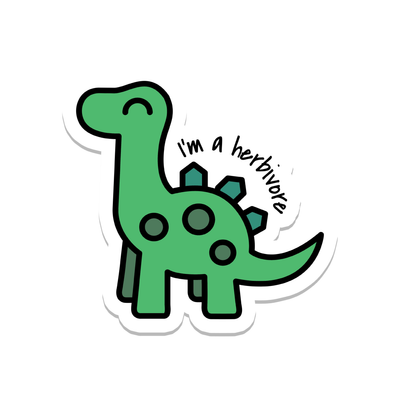 I'm a Herbivore Sticker