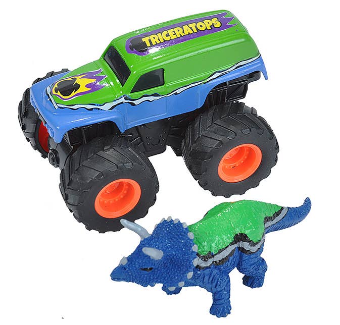 Adventure-Mini Truck Triceratops 4"