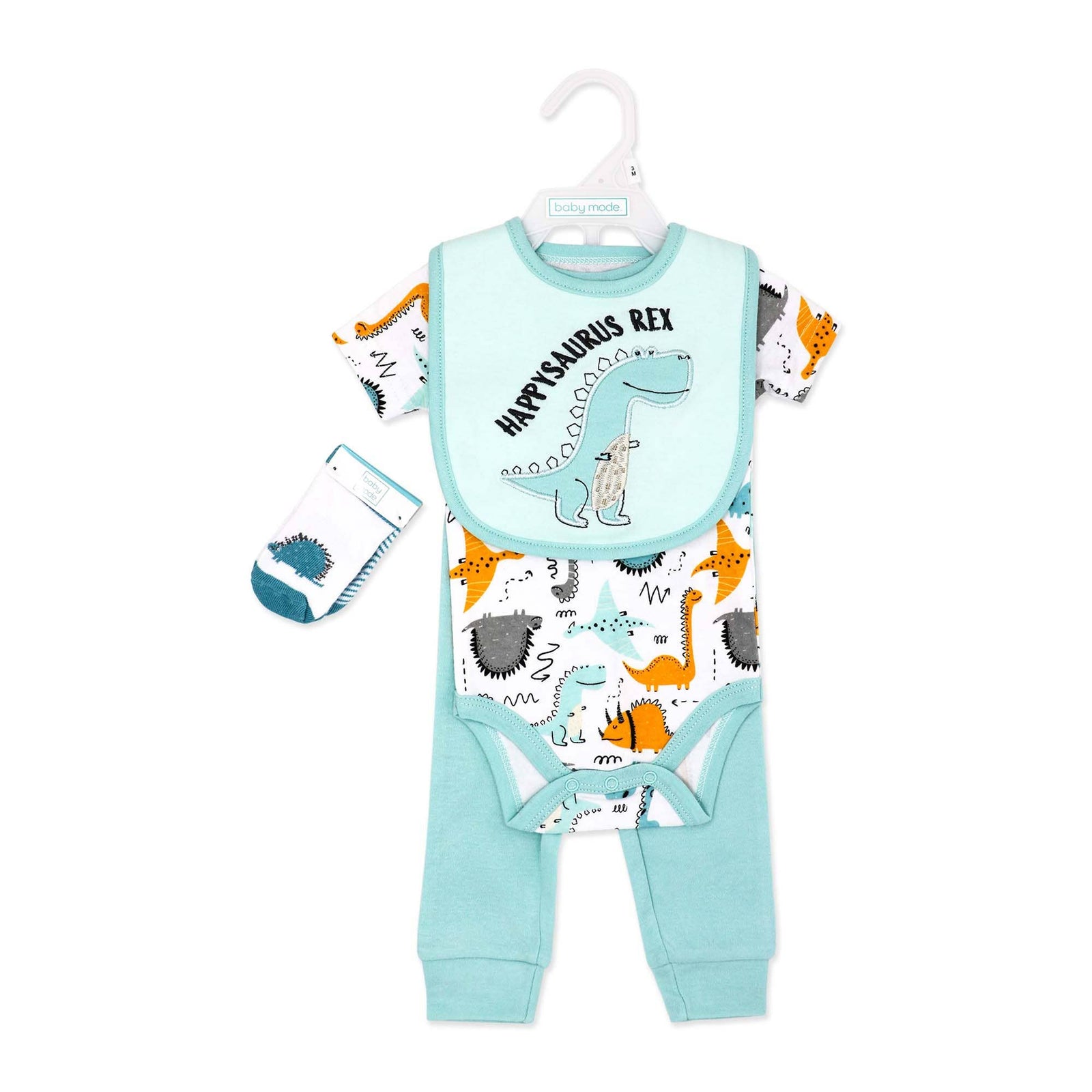 Teal 5 Piece Dino Set