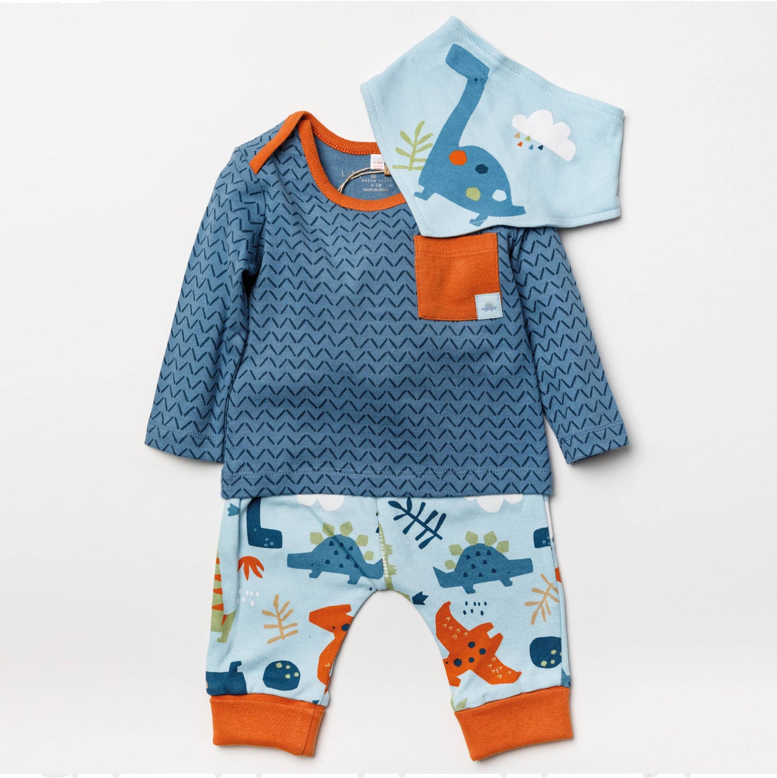 3 Piece Jogger Set: Dinosaur