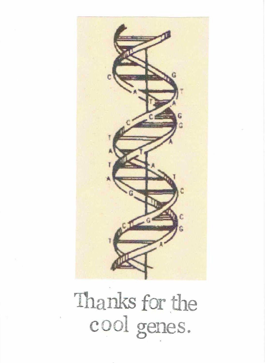 Cool Genes Funny Mother's Day Father's Day Card