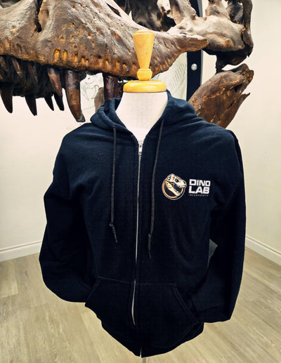 Zip up Dino Lab Branded Hoodies