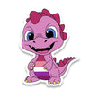 Dinosaur Aceflux Pride Sticker