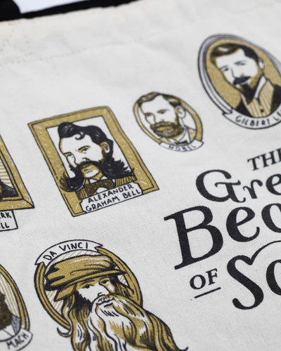 Great Beards of Science Canvas Tote Bag
