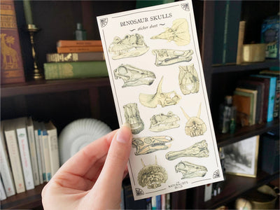 Dinosaur Skulls Sticker Sheet