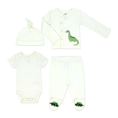 4 piece green dinosaur take me home set