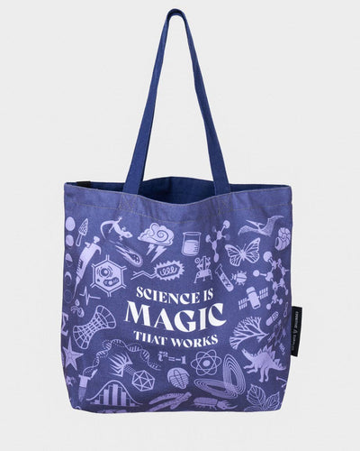 Science is Magic That Works Reversible Canvas Tote Bag
