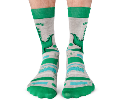 Grumpasaurus Socks - M/L