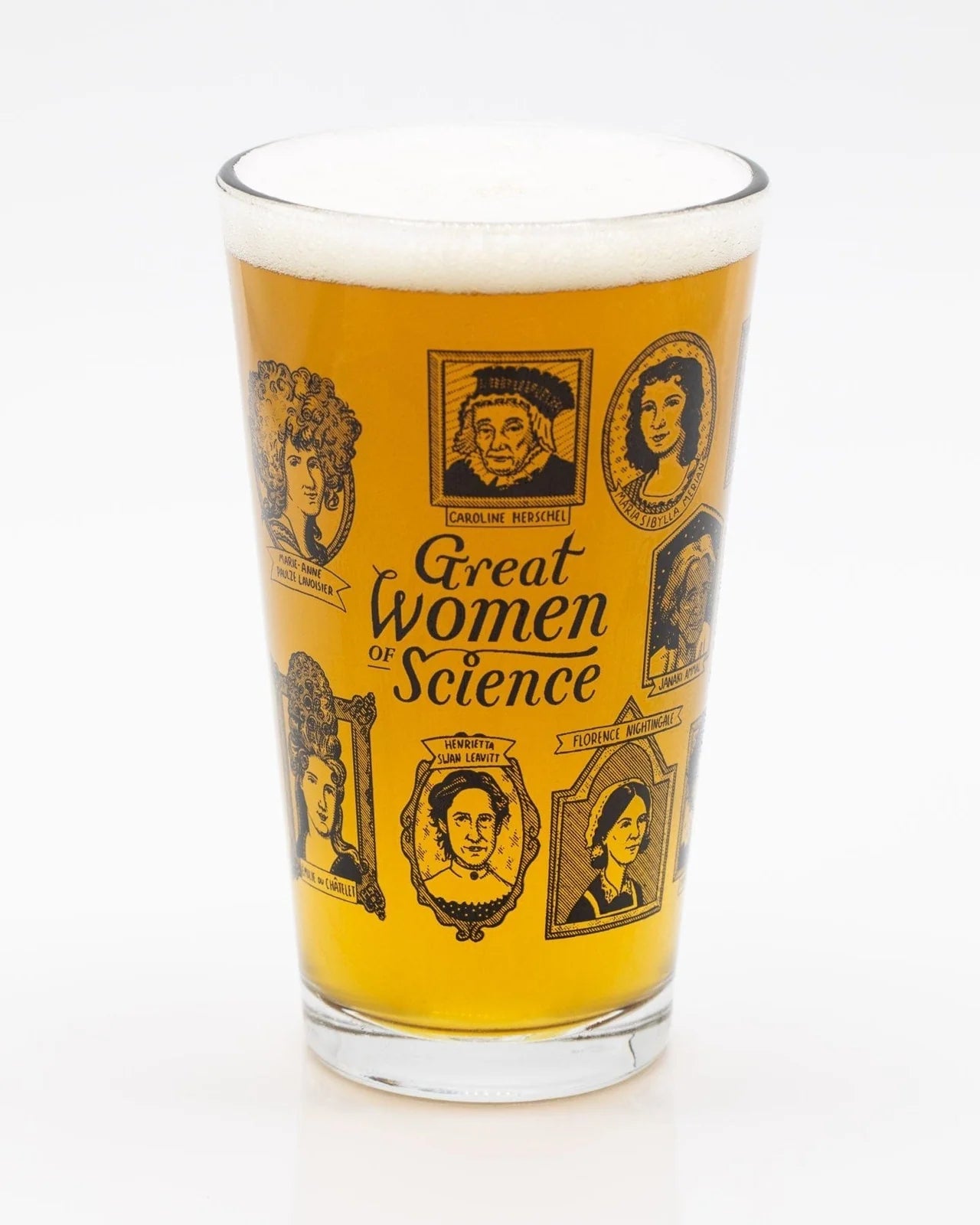 Great Women of Science Pint Glass (16 oz)
