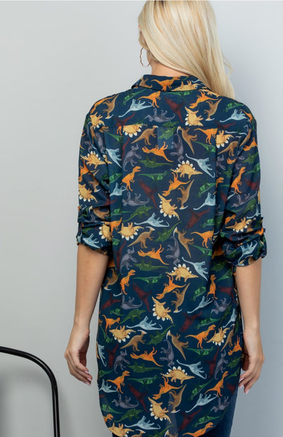 Dino Print Shirt