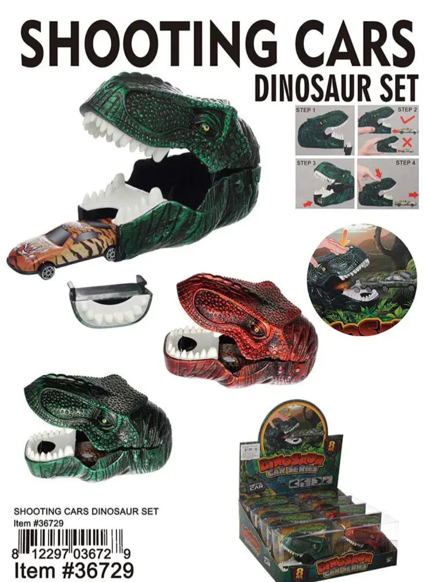 Shooting Car Dinosaurs