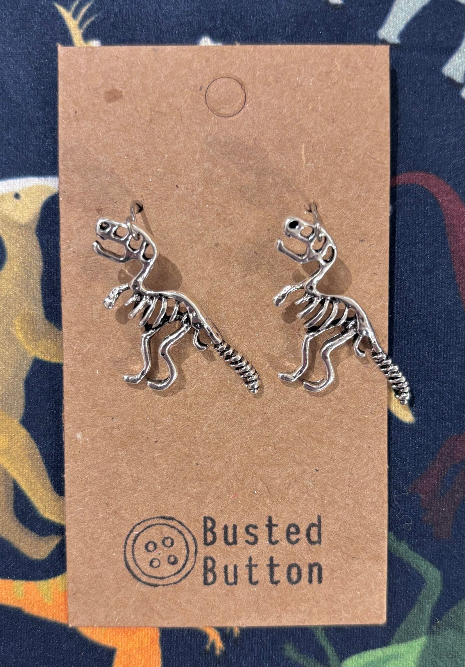 Metal Skeleton Earrings